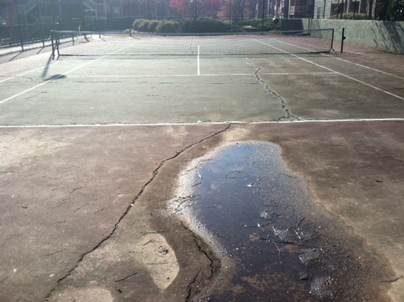 Tennis Court Before