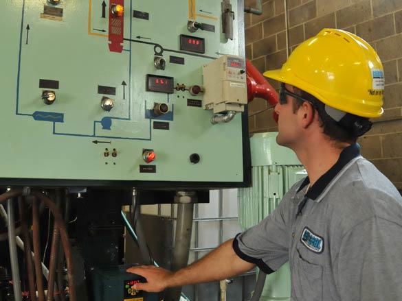 Gem Seal Manufacturing Control Panel