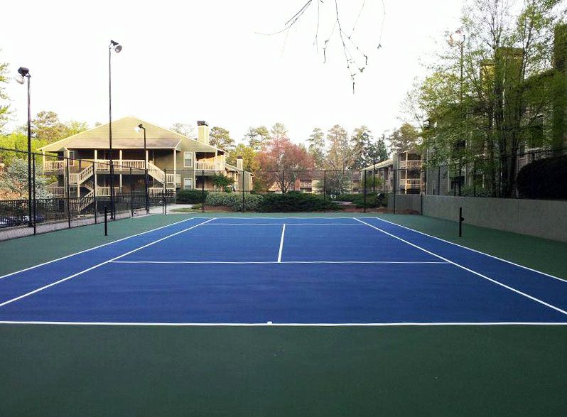Tennis Court After