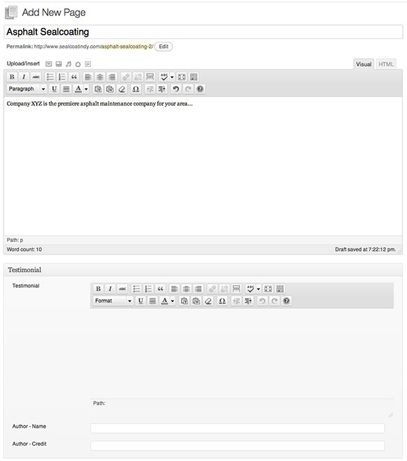 Content Management System
