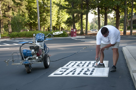 Parking Lot Stencils – A Buyers Guide - pavemanpro