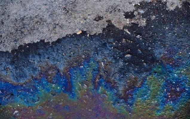 The chemicals found in gas and oil can soften asphalt.