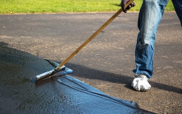 Asphalt sealcoat require additives to match the durability and fuel resistance of coal tar.