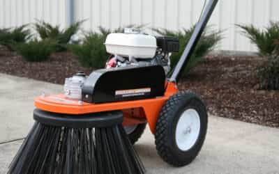 Professional-Grade Gas-Powered Rotary Brooms